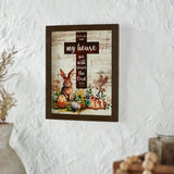 Bunny Hop Joshua 24:15 Cross Wall Sign-Lange General Store