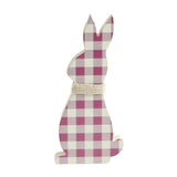 Bunny Hop All Ears Lavender Check Bunny 13"-Lange General Store