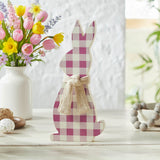 Bunny Hop All Ears Lavender Check Bunny 13"-Lange General Store
