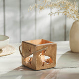 Bunny Hop Wooden Bunny Cutout Box w/ Twine-Lange General Store