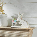 Bunny Hop Wooden Bunny w/ Cart Of Eggs-Lange General Store