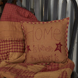 Ninepatch Star Home Pillow-Lange General Store