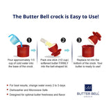 Butter Bell Crock - Red-Lange General Store