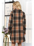Button Down Flannel Shacket - Rust-Lange General Store