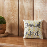Buzzy Bees Bee Kind Pillow 6x6-Lange General Store