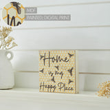 Buzzy Bees Home Is My Happy Place Block Sign-Lange General Store