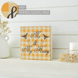 Buzzy Bees Me & My Honey Block Sign-Lange General Store