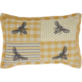 Buzzy Bees Patchwork Bee Pillow-Lange General Store