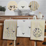 Buzzy Bees Tea Towel Set of 3-Lange General Store