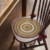 Cabin Patch Braided Chair Pad-Lange General Store