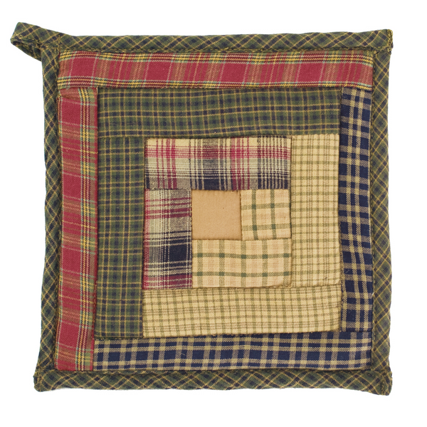 Cabin Patchwork Pot Holder Lange General Store