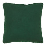 Cable Knit Sweater Pillow Green-Lange General Store
