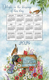 Calendar Towel 2024 - Floral Mailbox-Lange General Store