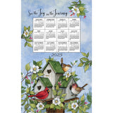 Calendar Towel 2025 - Birdhouses