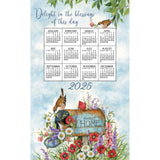 Calendar Towel 2025 - Floral Mailbox