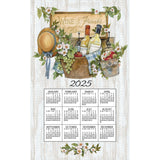 Calendar Towel 2025 - Wine Basket