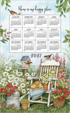 Calendar Towel 2027 - Cat in Chair-Lange General Store