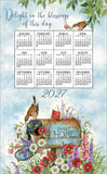 Calendar Towel 2027 - Floral Mailbox-Lange General Store