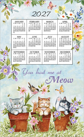 Calendar Towel 2027 - Sweet Kitties-Lange General Store