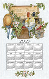 Calendar Towel 2027 - Wine Basket-Lange General Store
