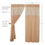 Cammie Short Panel Curtains