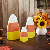 Candy Corn Wood Decor Set of 3-Lange General Store