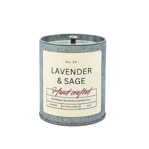 Canister Candle - Lavender & Sage-Lange General Store
