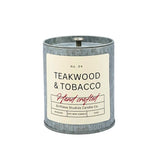 Canister Candle - Teakwood & Tobacco-Lange General Store