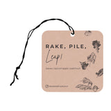 Car Freshener - Rake, Pile, Leap!