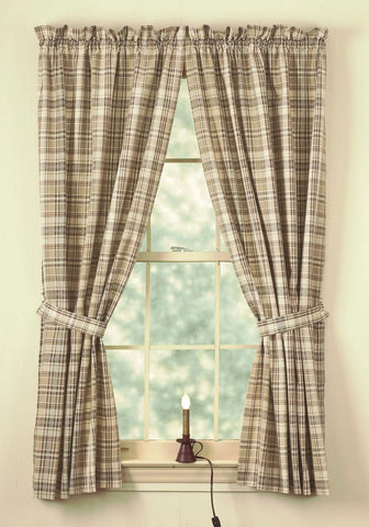 Caraway Lined Short Panel Curtains-Lange General Store