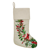 Cardinal Holly Stocking-Lange General Store