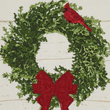 Cardinal Wreath Dishtowel-Lange General Store