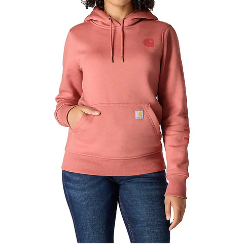 Carhartt Dusty Cedar Heather Womens Hoodie-Lange General Store