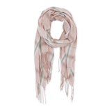 Caroline Plaid Scarf - Pink-Lange General Store