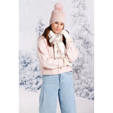 Caroline Plaid Scarf - White-Lange General Store