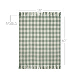 Carrington Pistachio Woven Check Throw-Lange General Store