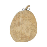 Carved Wooden Pumpkin Distressed White-Lange General Store