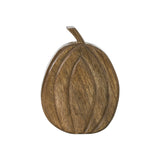 Carved Wooden Pumpkin Walnut Brown-Lange General Store