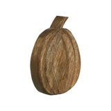 Carved Wooden Pumpkin Walnut Brown-Lange General Store