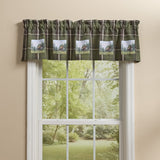Moonbeam & Olive Cabin Patch Valance