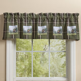 Moonbeam & Olive Cabin Patch Valance