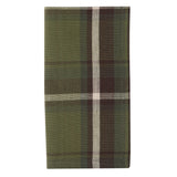 Moonbeam & Olive Plaid Cotton Cloth Napkins Set of 4