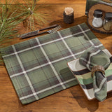 Moonbeam & Olive Plaid Placemats Set of 4
