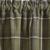 Moonbeam & Olive Plaid Valance