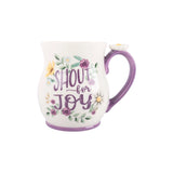 Ceramic Mug & Coaster Set- Shout For Joy-Lange General Store