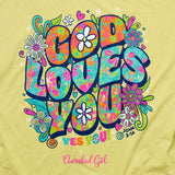 Cherished Girl God Loves You T-Shirt-Lange General Store