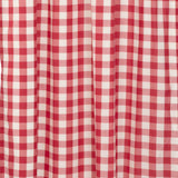 Cherry Ann Buffalo Check Ruffled 96" Panel Curtains-Lange General Store