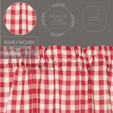 Cherry Ann Buffalo Check Valance