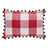 Cherry Ann Check To All A Good Night Pillow 9.5 x 14-Lange General Store
