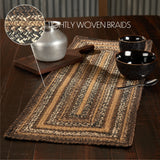 Chestnut Braided Table Runner
